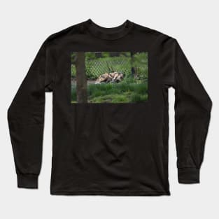 African Wild Dog Long Sleeve T-Shirt